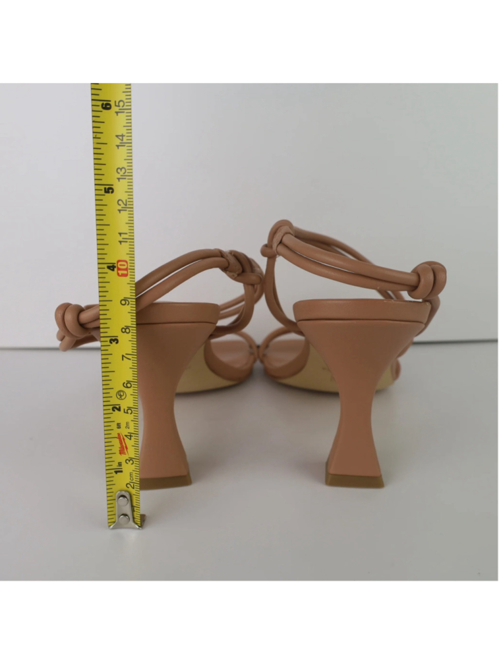 Marc Fisher LTD Davia Sandals 7.5M Medium Natural Strappy Kitten Heel NWD 0479 - Picture 13 of 16